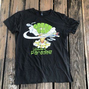 Green Day Welcome To Paradise Dookie Mens Graphic T Shirt Sz L Short Sleeve Band